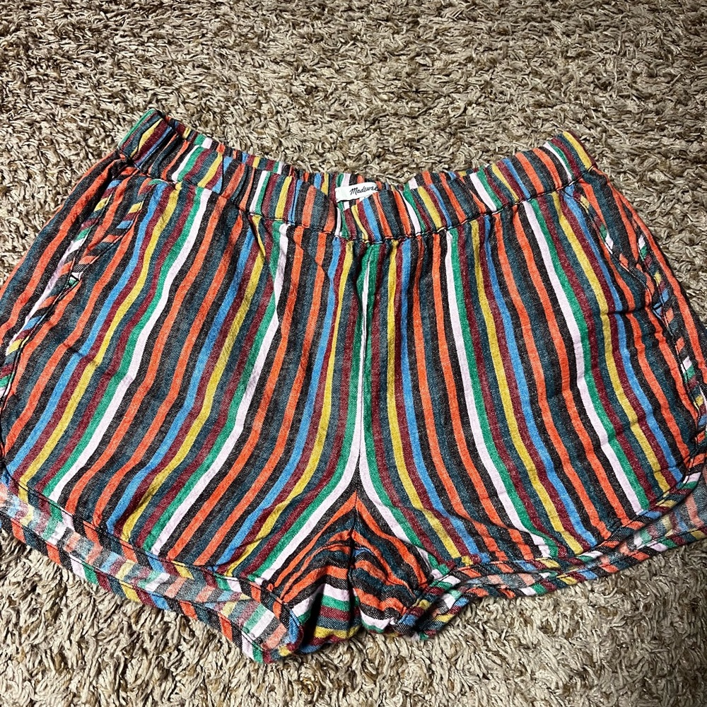 Madewell Striped Shorts